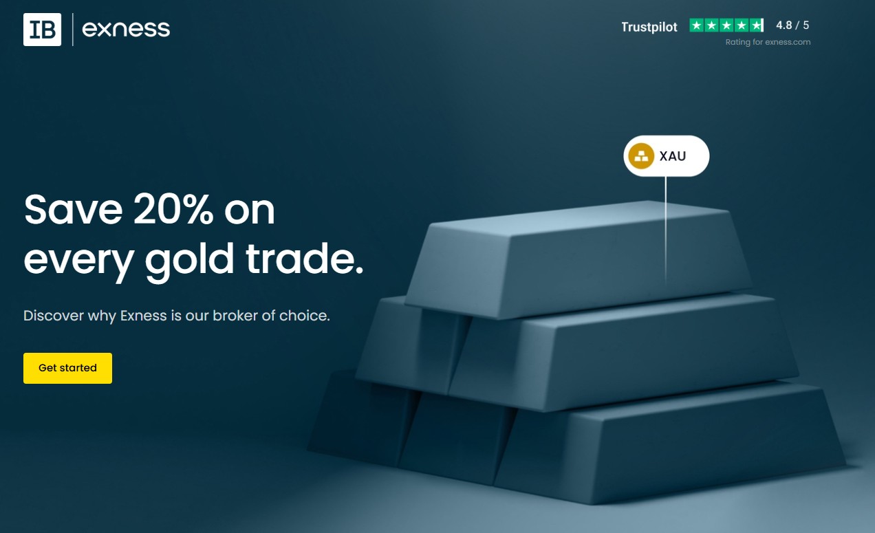 Exness account and trading platform screenshot for UAE forex broker review